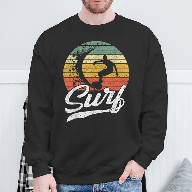 Surfer Surfintage Surfing Retro Surf Sweatshirt Geschenke für alte Männer