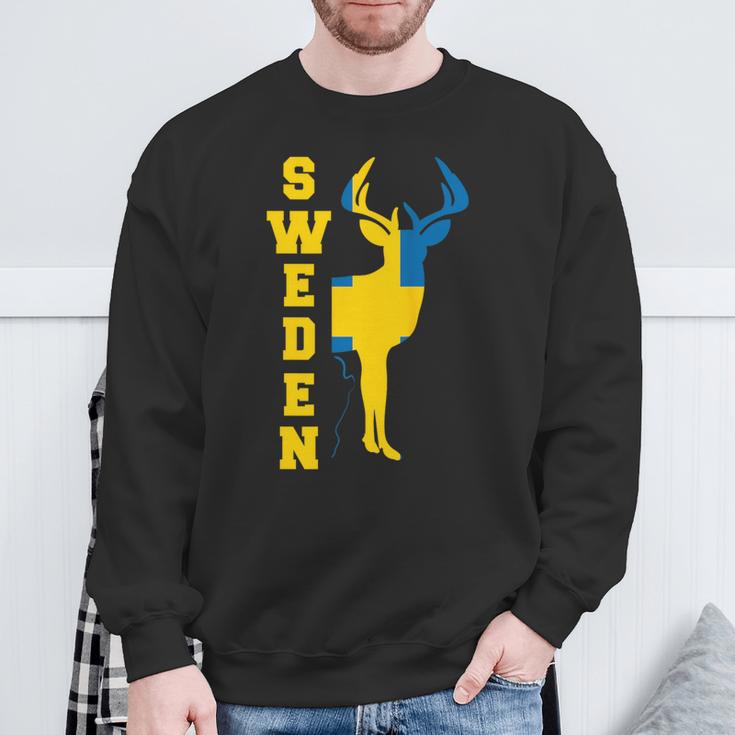 Sweden Flag Stockholm Scandinavia Children'siking Sweatshirt Geschenke für alte Männer