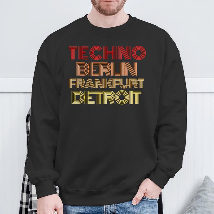 Synthesizer Techno Berlin Frankfurt Detroit Analog Sweatshirt Geschenke für alte Männer