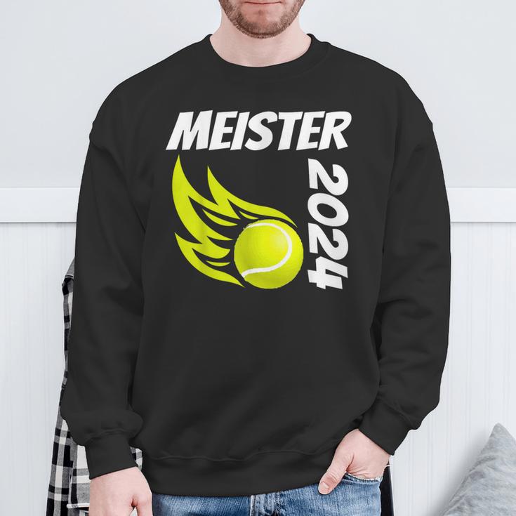 Team Club Tennis Meister 2024 Climber Fan Trainer Sweatshirt Geschenke für alte Männer