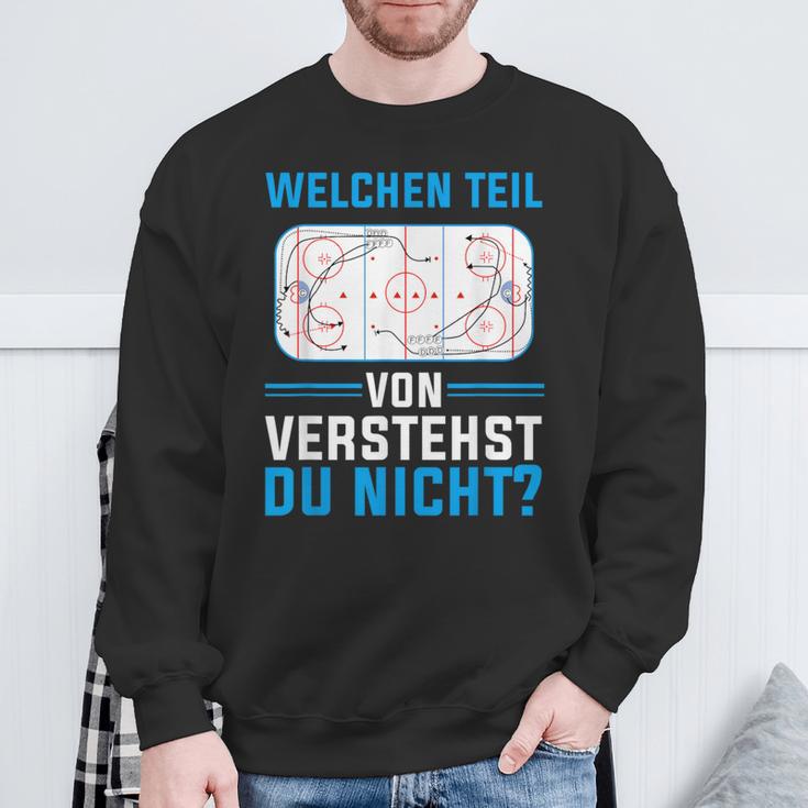 Which Teilonerstandst Du Nicht Eishockeyspieler Hockey Sweatshirt Geschenke für alte Männer