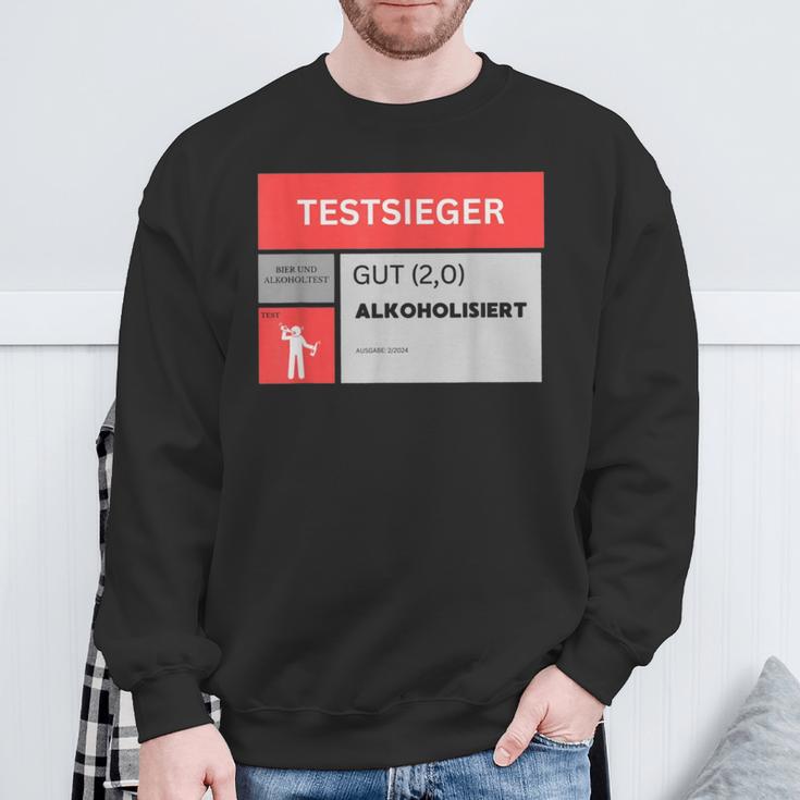 Test Winner Gut Alcoholisiert Sweatshirt Geschenke für alte Männer