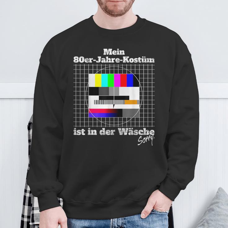 Testbild 80S Kostüm Ist In Der Wäsch German Langu Sweatshirt Geschenke für alte Männer