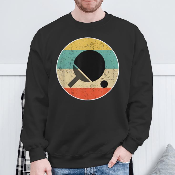 Tischtennis Retro Geschenk Sweatshirt Geschenke für alte Männer