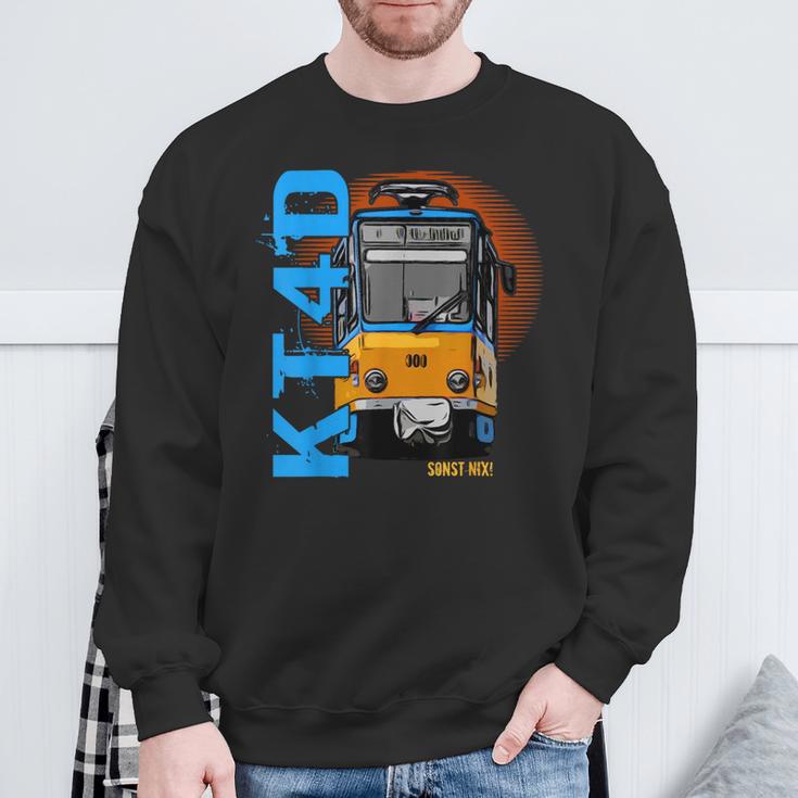 Trambahn Kt4d Trambahn Trambahn Driver Tram Sweatshirt Geschenke für alte Männer