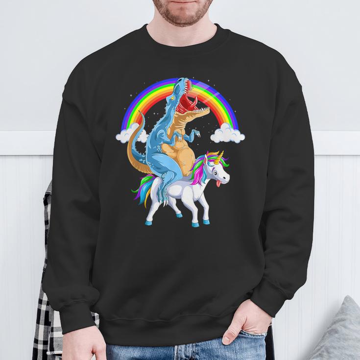 Trex Tyrannosaurus Dino Unicorn T-Rex Sweatshirt Geschenke für alte Männer