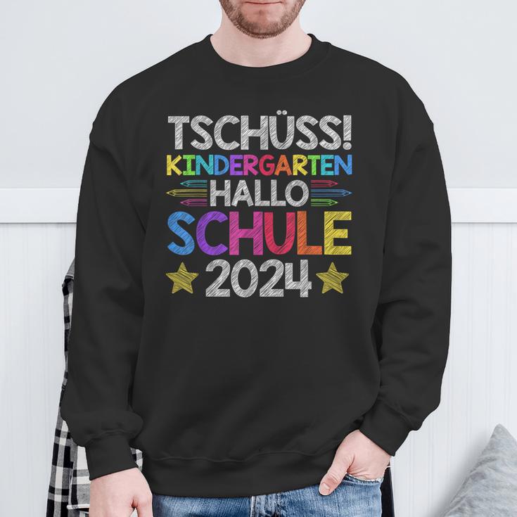 Tschüss Kindergarten Hello School 2024 Graduate Sweatshirt Geschenke für alte Männer