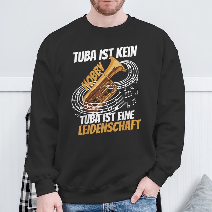 Tubist Aus Passionschaft Tuba Play Sweatshirt Geschenke für alte Männer