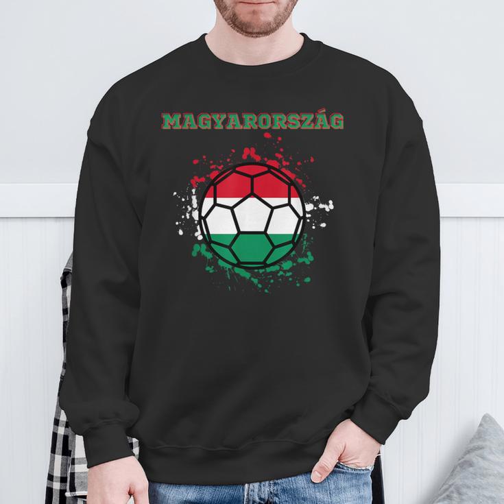 Ungarn Fußball Ungarische Flagge Fan Trikot Sweatshirt Geschenke für alte Männer