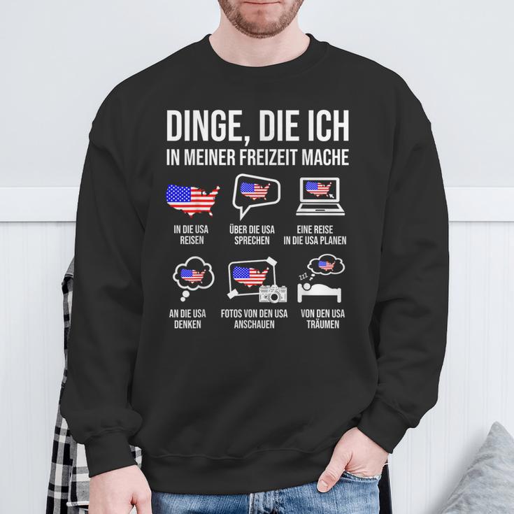 Usa Dinge In Meiner Freizeit Mache Sweatshirt Geschenke für alte Männer