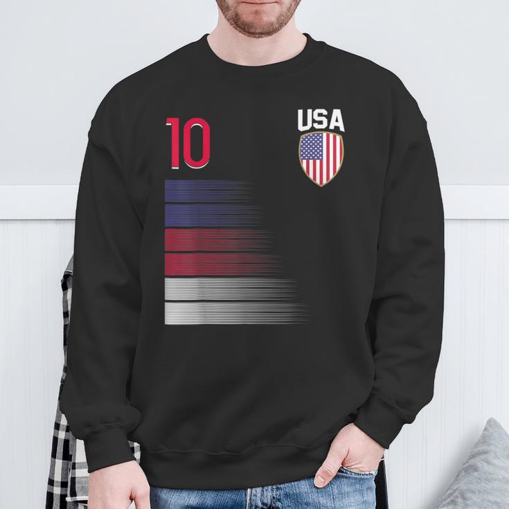 Usa Football Flag Jersey Sweatshirt Geschenke für alte Männer