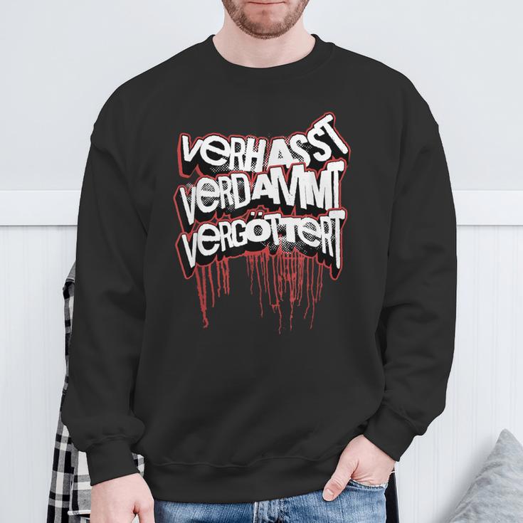 Verhassterdammtergöttert Sweatshirt Geschenke für alte Männer