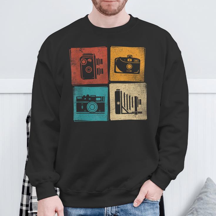 Vintage Analogue Photography Cameras Retro Film Photography Sweatshirt Geschenke für alte Männer