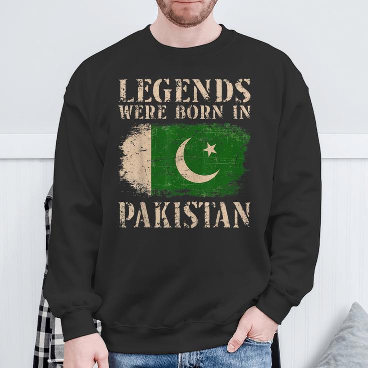 Vintage Pakistan Flag S Sweatshirt Geschenke für alte Männer