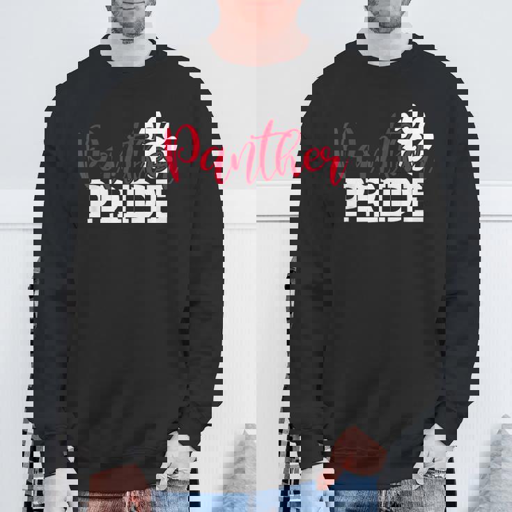 Vintage Panthers School Sports Name Spirit Back To School Sweatshirt Gifts for Old Men