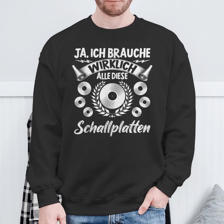 Vinyl Record Collector Slogan Lp Collector Record Sweatshirt Geschenke für alte Männer