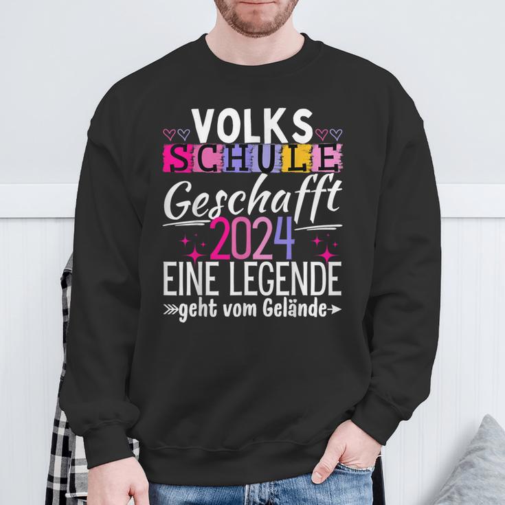 Volksschule Geschafft Abschlussolksschule 2024 Sweatshirt Geschenke für alte Männer