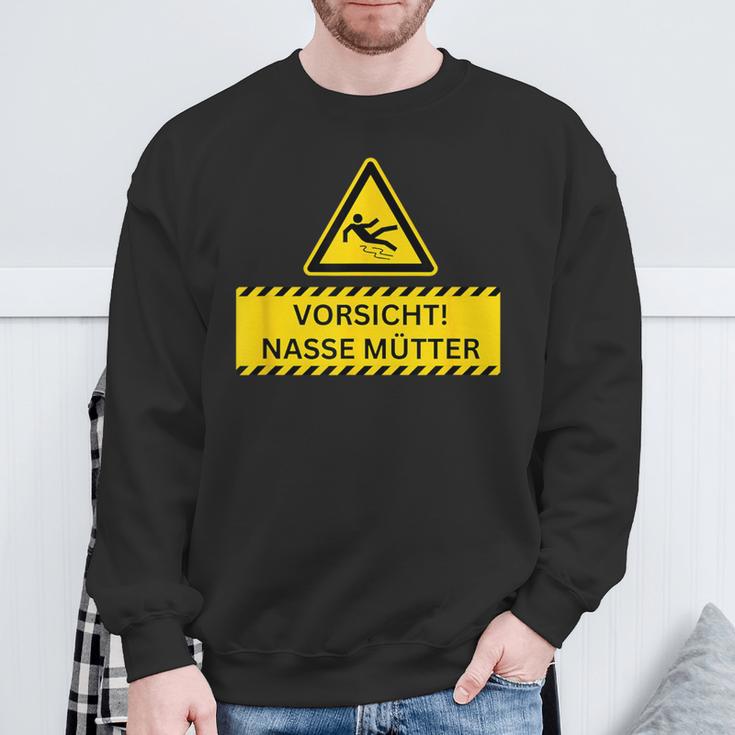 Vorsicht Nasse Mütter Sweatshirt Geschenke für alte Männer