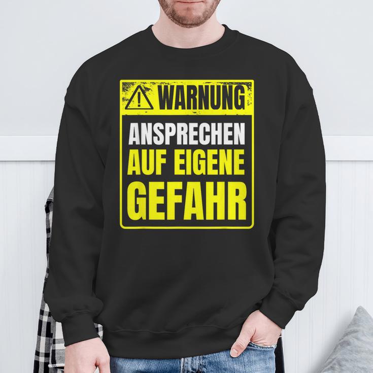 Warnung Schlechter Laune Ansprechen Auf Eigene Gefahrahr S Sweatshirt Geschenke für alte Männer