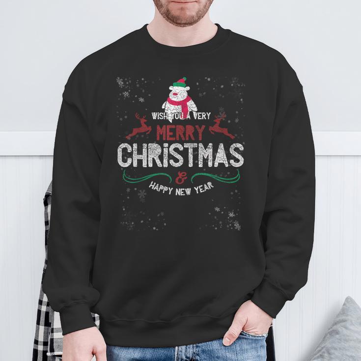 Weihnachtskostüm Merry Christmas & Happy New Year Sweatshirt Geschenke für alte Männer