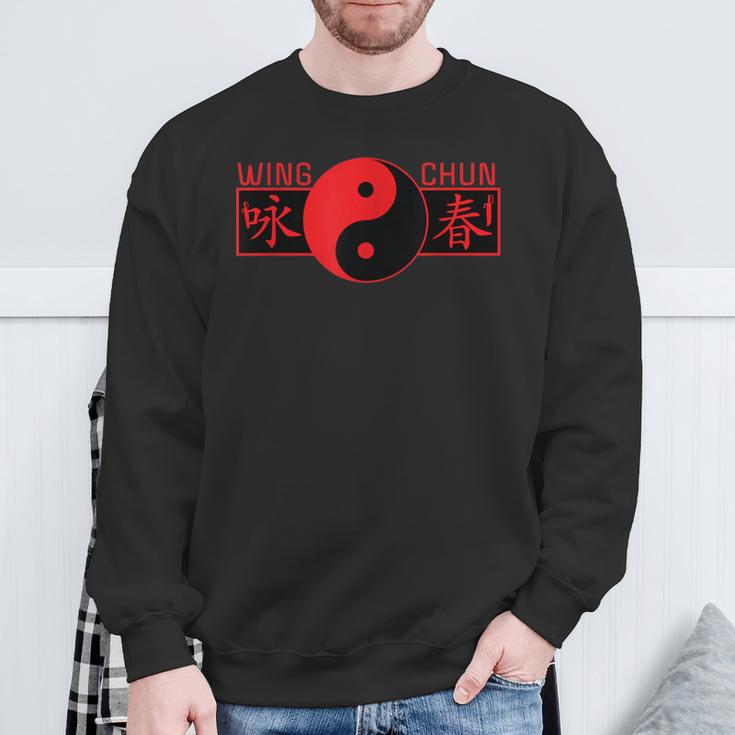 Wing Chun Kung Fu Yin Yang Sweatshirt Geschenke für alte Männer