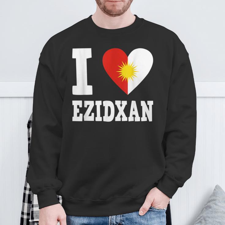 Yazidi Yazidi Flag Ezidxan Ezidi Sweatshirt Geschenke für alte Männer