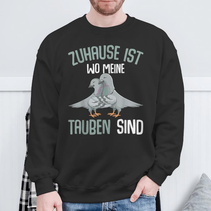 Zuhause Ist Wo Meine Taubenzucht Sweatshirt Geschenke für alte Männer