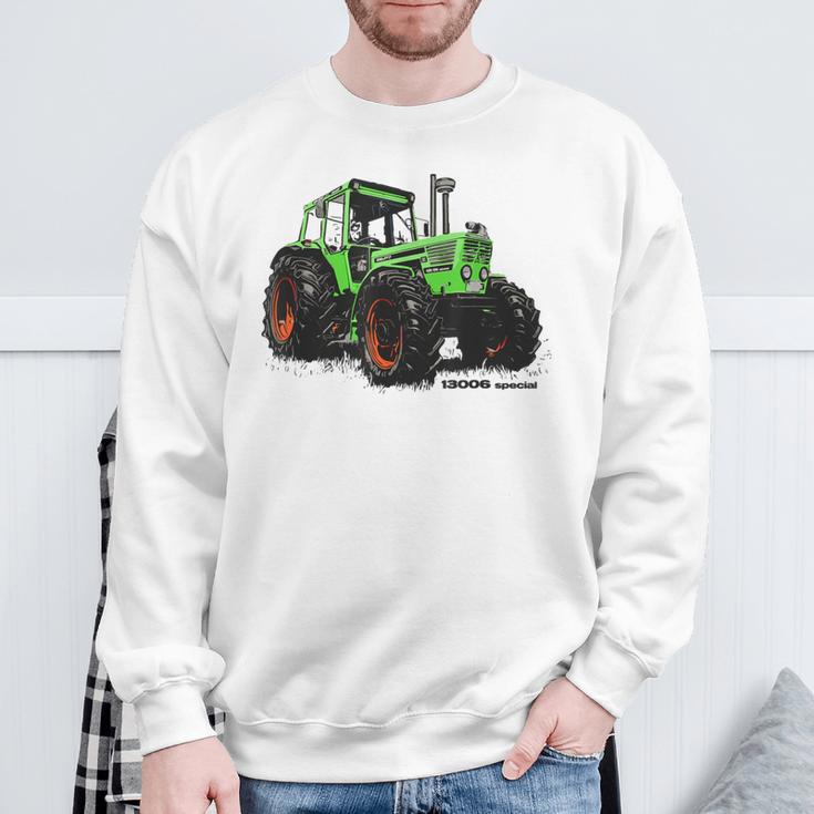 Alter Deutz Tractor Gray Sweatshirt Geschenke für alte Männer