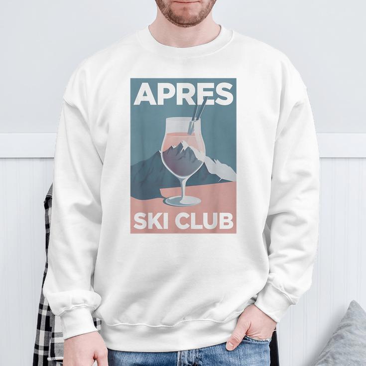 Après Ski Club X Aesthetic Skier Party Ski Outfit Sweatshirt Geschenke für alte Männer