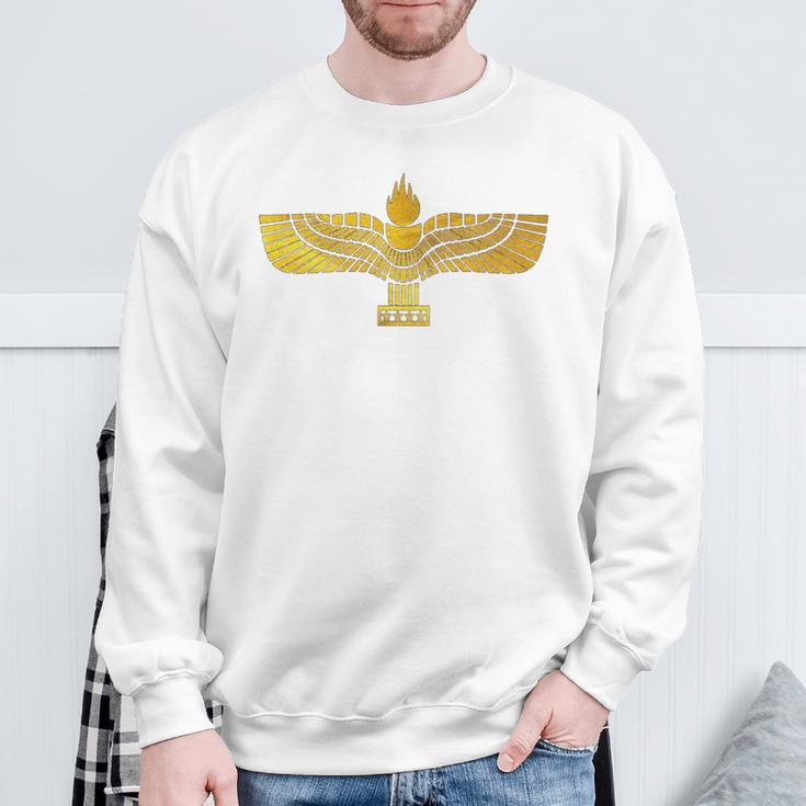 Aramäer Suryoyo Suryoye Flagge Fahne Gütersloh Gießen Sweatshirt Geschenke für alte Männer