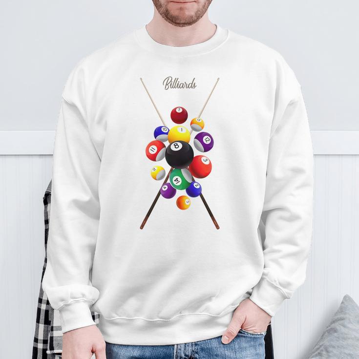 Billiards Pool Sweatshirt Geschenke für alte Männer