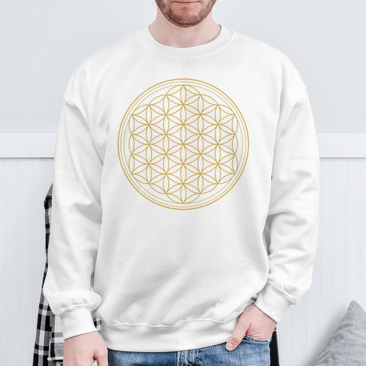 Blume Des Lebens Symbol Der Grundformen Der Raumzeit Sweatshirt Geschenke für alte Männer