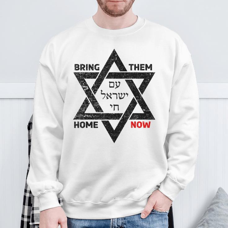 Bring Sie Jetzt Nach Hause Am Yisrael Chai Star Of David Israel Sweatshirt Geschenke für alte Männer