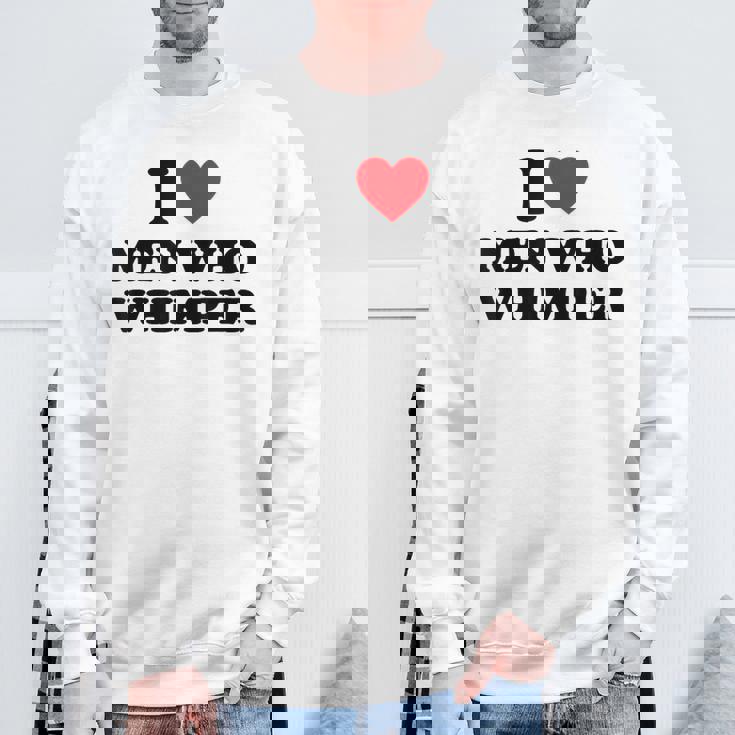 Camicia I Love Who Whimper I Heart Who Whimper Felpa Regalos para ancianos