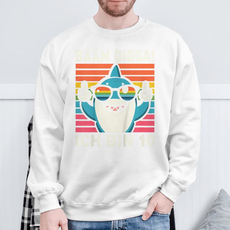 Children's Bääm Digga Ich Bin 10 Jahre 10Th Birthday Boy Sweatshirt Geschenke für alte Männer