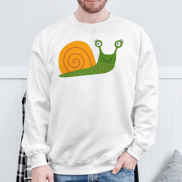 Children's Cute Snail Sweatshirt Geschenke für alte Männer