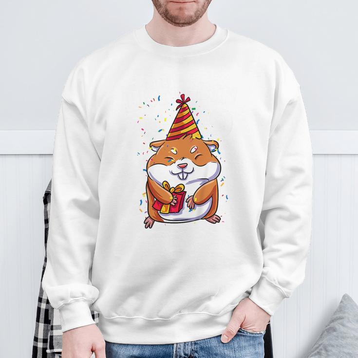 Children's 'Ich Bin 9 Jahre Hamster' 9Th Birthday Sweatshirt Geschenke für alte Männer