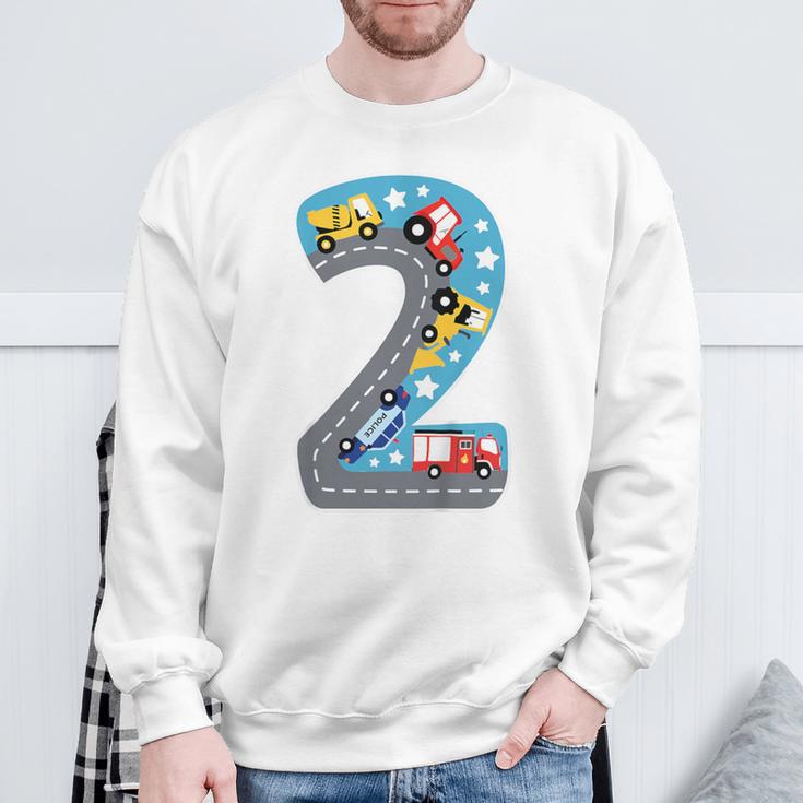 Children's Kinder 2 Geburtstag Junge 2 Jahre Sweatshirt Geschenke für alte Männer