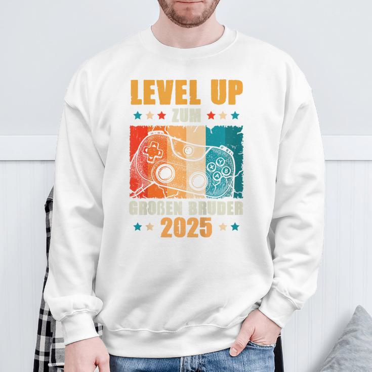 Children's Level Up Zum Großen Bruder 2025 Sweatshirt Geschenke für alte Männer