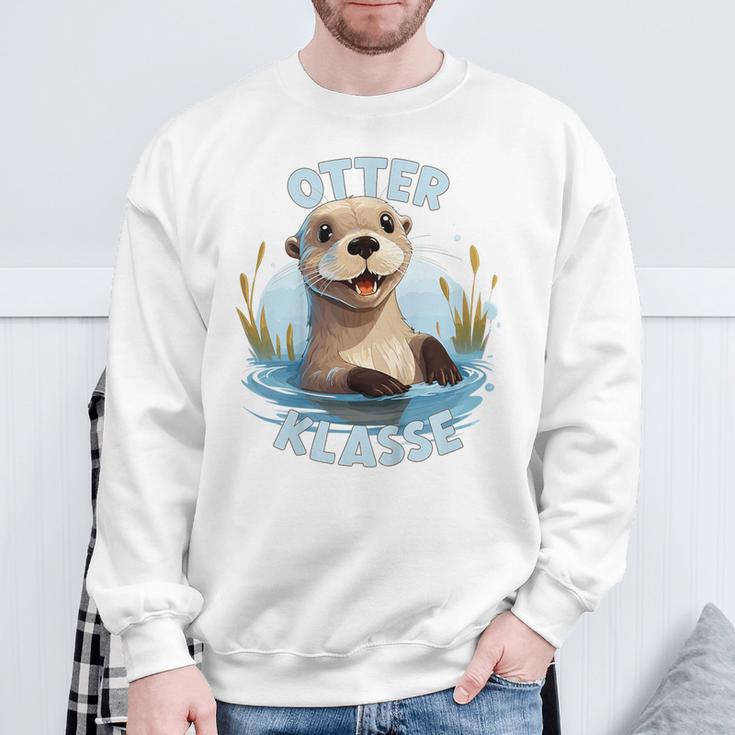 Children's Otterklasse In Der Grundschule Klassentier Sweatshirt Geschenke für alte Männer