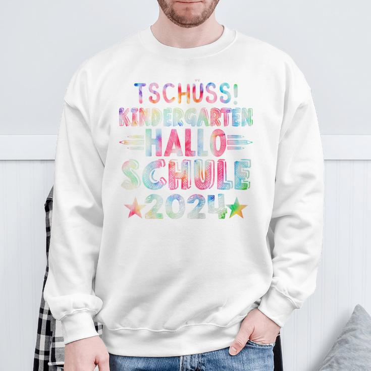 Children's Tschüss Kindergarten Hello School 2024 Kita-Absolve Sweatshirt Geschenke für alte Männer