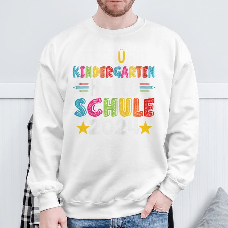 Children's Tschüss Kindergarten Hello School 2024 Kita-Absolve Sweatshirt Geschenke für alte Männer