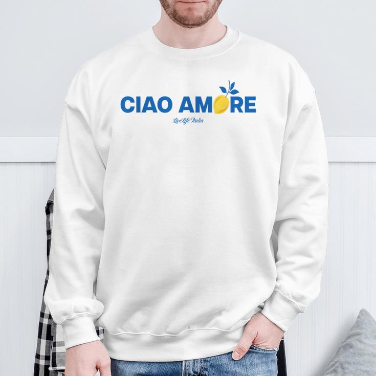 Ciao Amore X Livelife Italia Hello Love Italian Amo Sweatshirt Geschenke für alte Männer