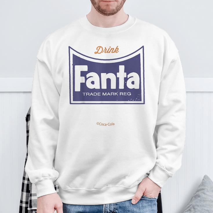 Coca-Colaintage Fanta Logo Drink Fanta Trade Mark Reg Sweatshirt Geschenke für alte Männer