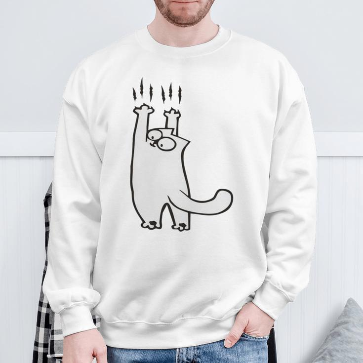 Cute Kitten Cat Lovers Sweatshirt Geschenke für alte Männer