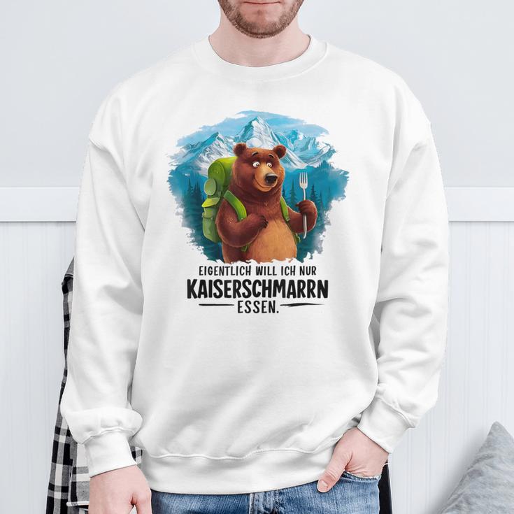 Eigentlich Will Ich Nur Kaiserschmarrn Essen Sweatshirt Geschenke für alte Männer