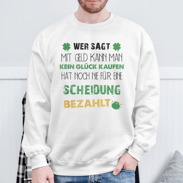 Exmann Exfrau Saying Ehe Aus Endlich Schieden Saying Sweatshirt Geschenke für alte Männer