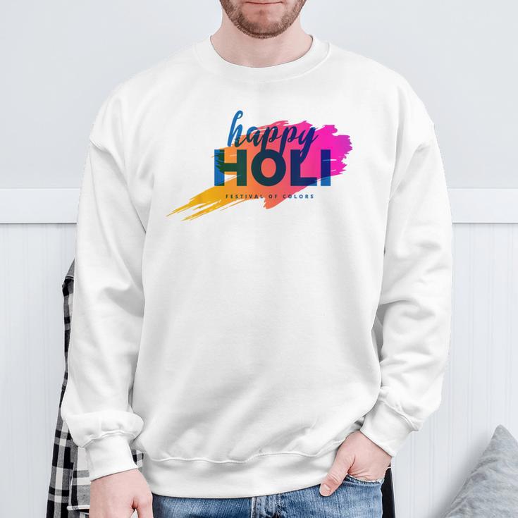 Festival Of Colors Happy Holi Sweatshirt Geschenke für alte Männer