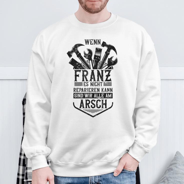 Franz First Name Franz Gray Sweatshirt Geschenke für alte Männer