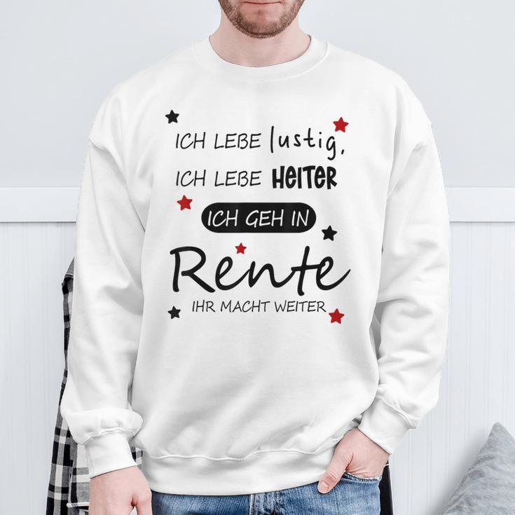 Humour Ich Geh In Rente Sweatshirt Geschenke für alte Männer